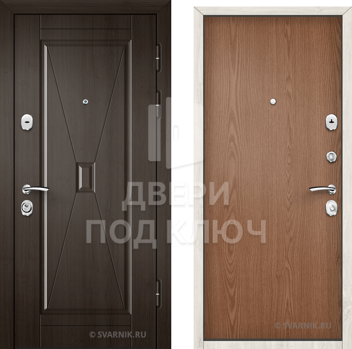 Входная дверь 2 мм на дачу ДПК-13251