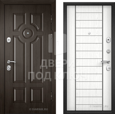 Входная дверь с терморазрывом в коттедж ДПК-7206
