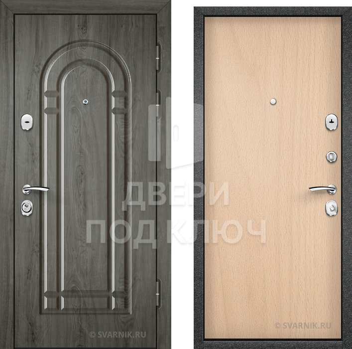 Входная дверь с терморазрывом для коттеджа ДПК-7200