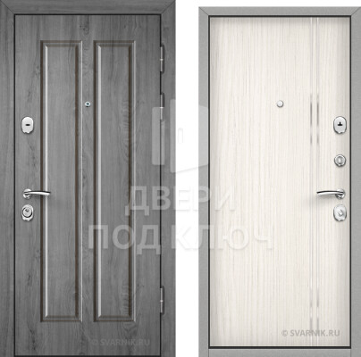 Металлическая внутренняя дверь на дачу ДПК-2020